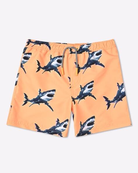 Shark Print Swim Shorts