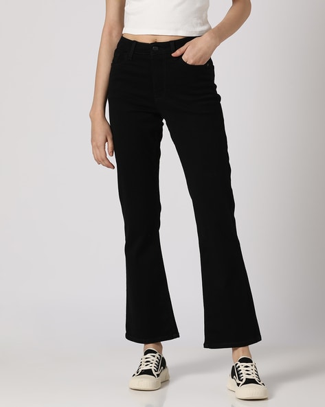 Black Bootcut Jeans - Buy Black Bootcut Jeans online in India