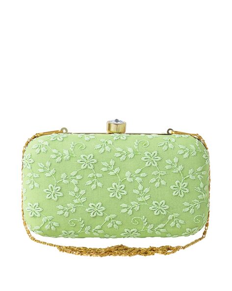 Nano Lime Green Mini Box Bag | Modern Myth