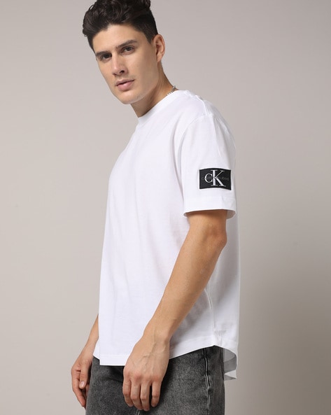 Calvin Klein Jeans Classic Fit Crew Neck Logo Tee