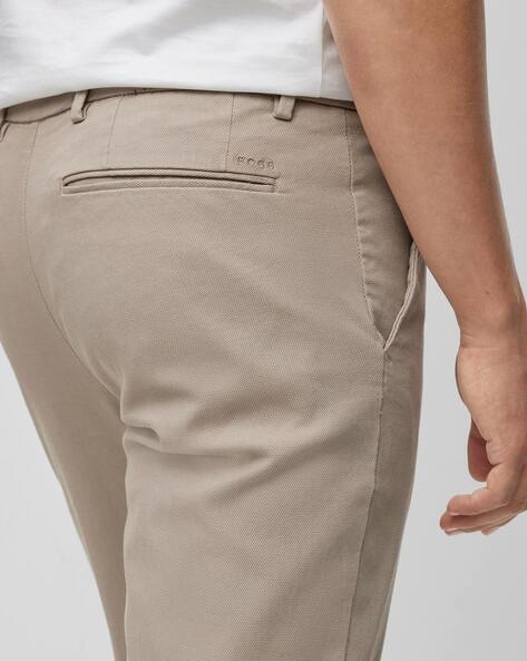 BOSS - Slim-fit chinos in a stretch-cotton blend