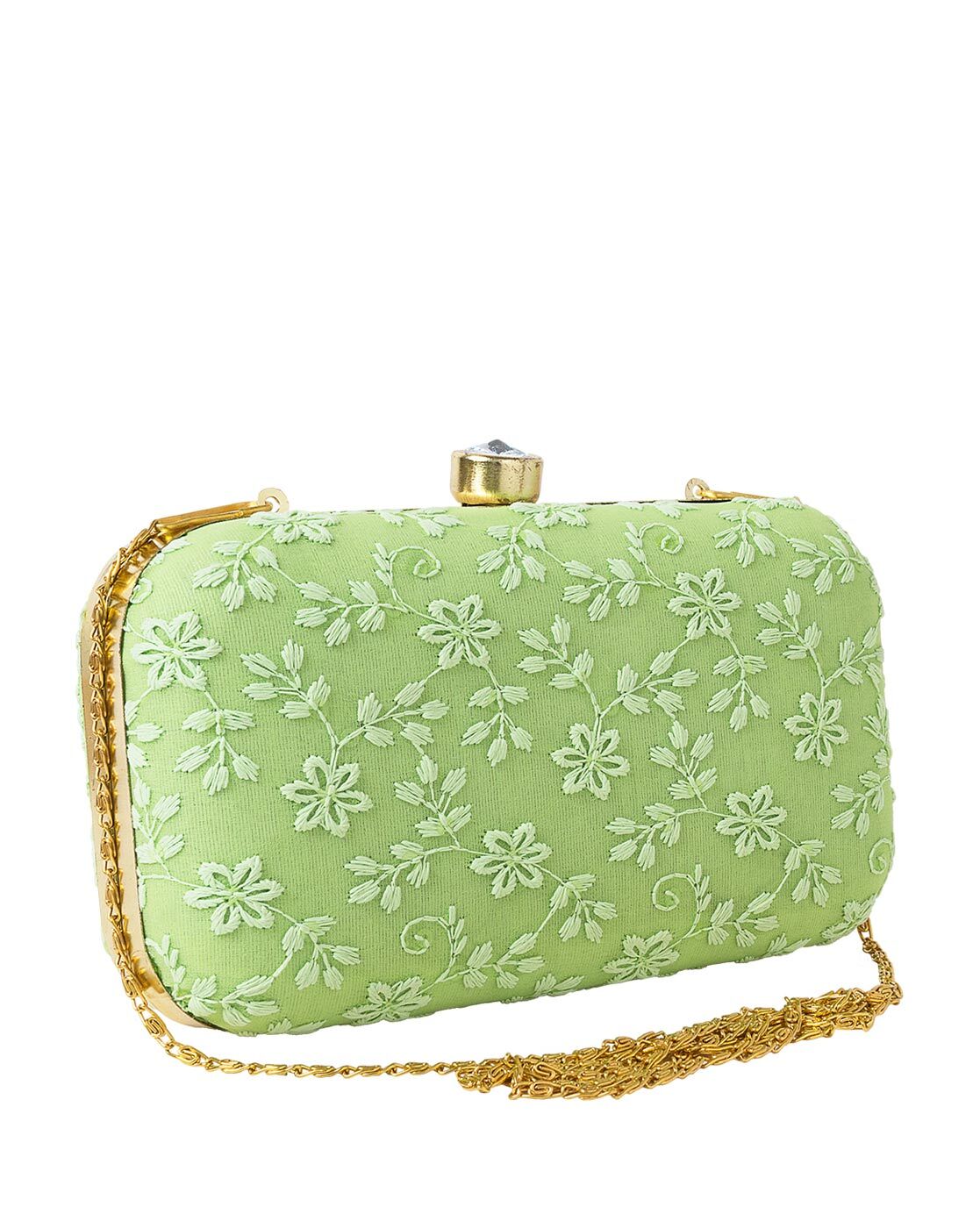 Emerald Green Satin Clutch Bag ❤ liked on Polyvore featuring bags,  handbags, clutches, purses, hand bags, man bag, … | Satin clutch bag, Green  clutches, Green purse