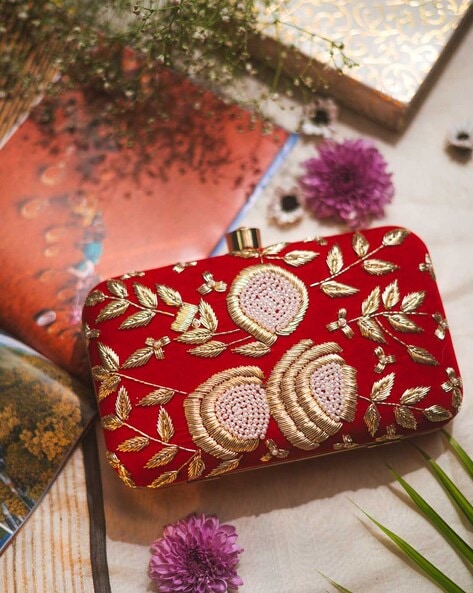 Embroidered 2025 clutches online