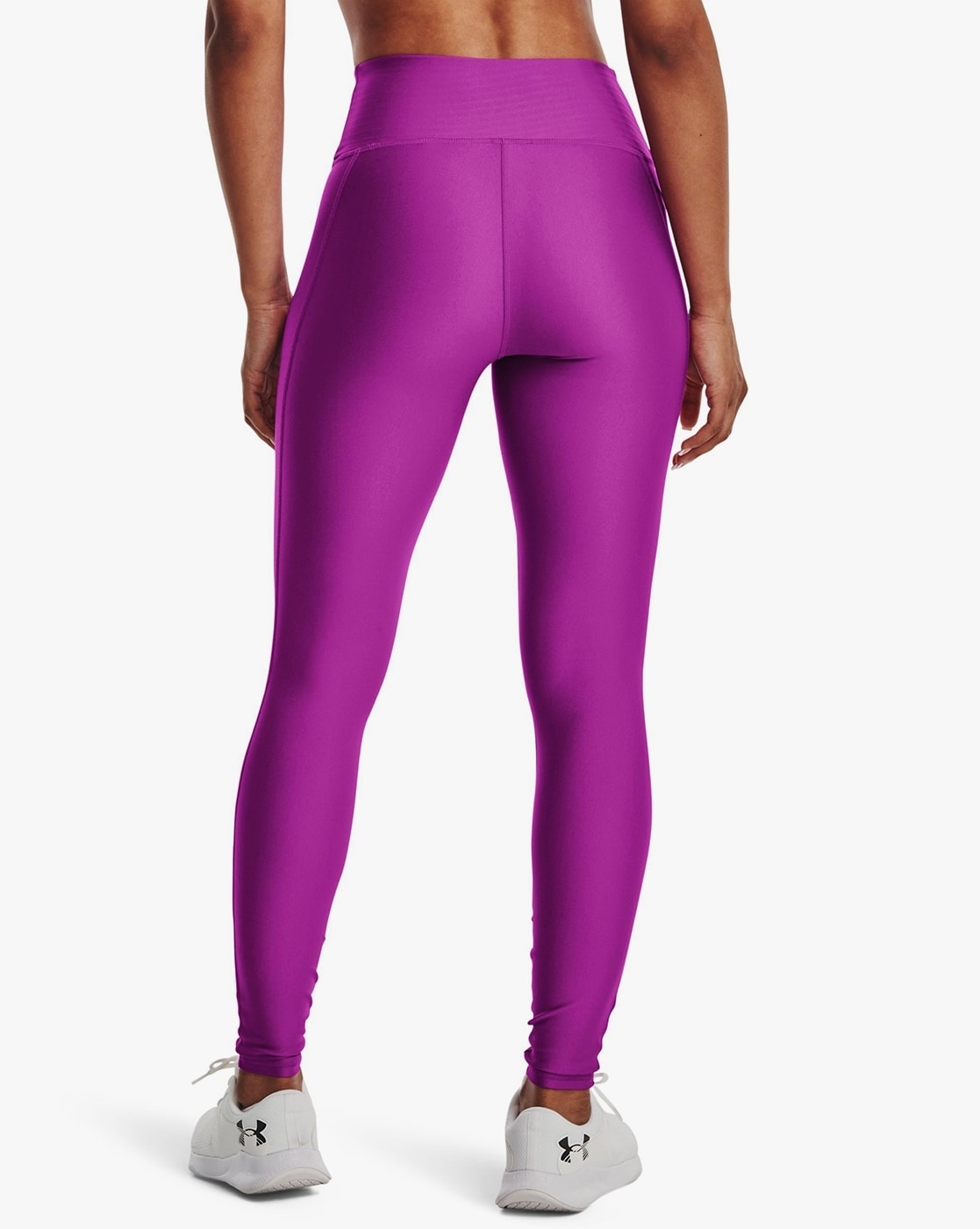 Athletic Sportswear Ladies High Waist Stripe Leggings Purple
