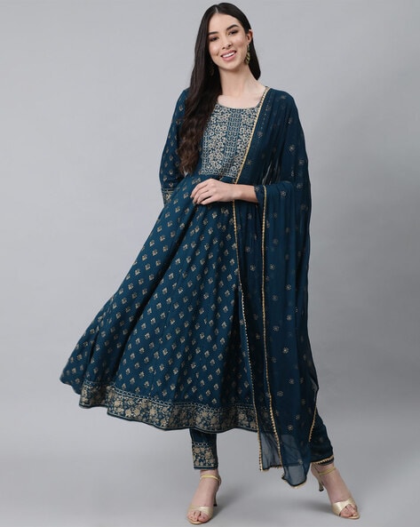 Ajio deals anarkali suits