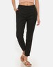 Buy Black Trousers & Pants for Women by Go Colors Online