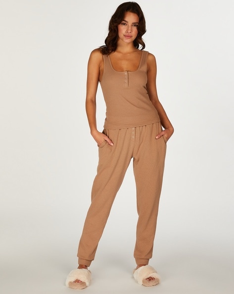 Buy Hunkemoller Waffle Joggers with Insert Pockets