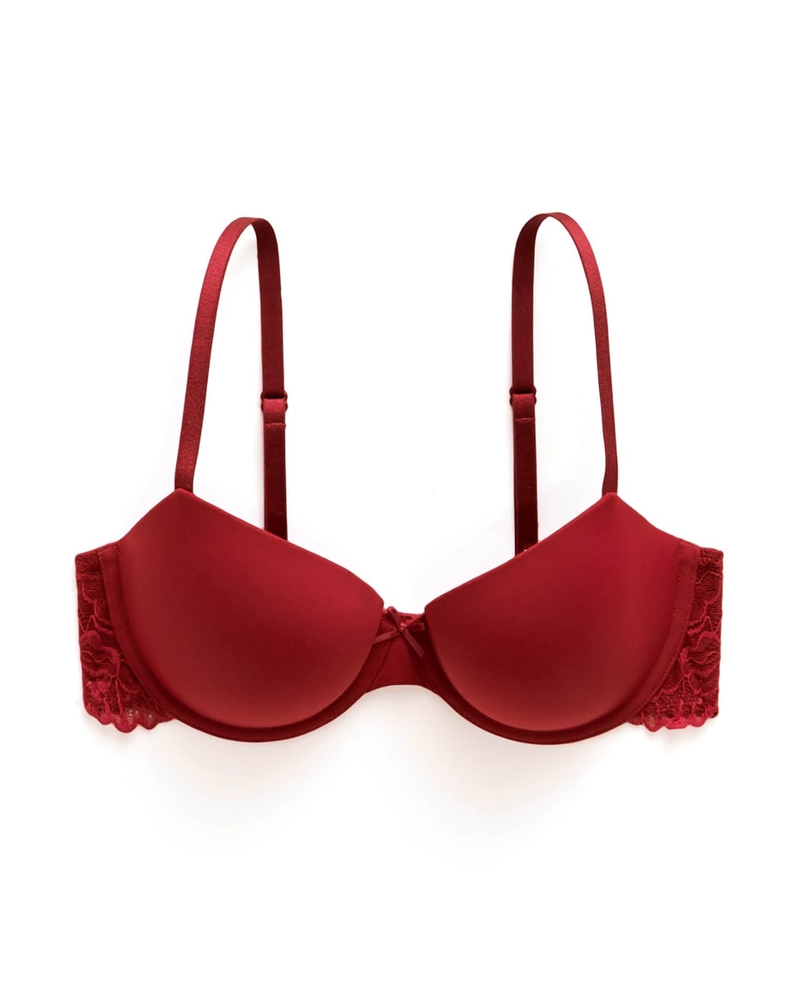 Buy online Bright Rose Red Bra from lingerie for Women by Biara for ₹299 at  0% off