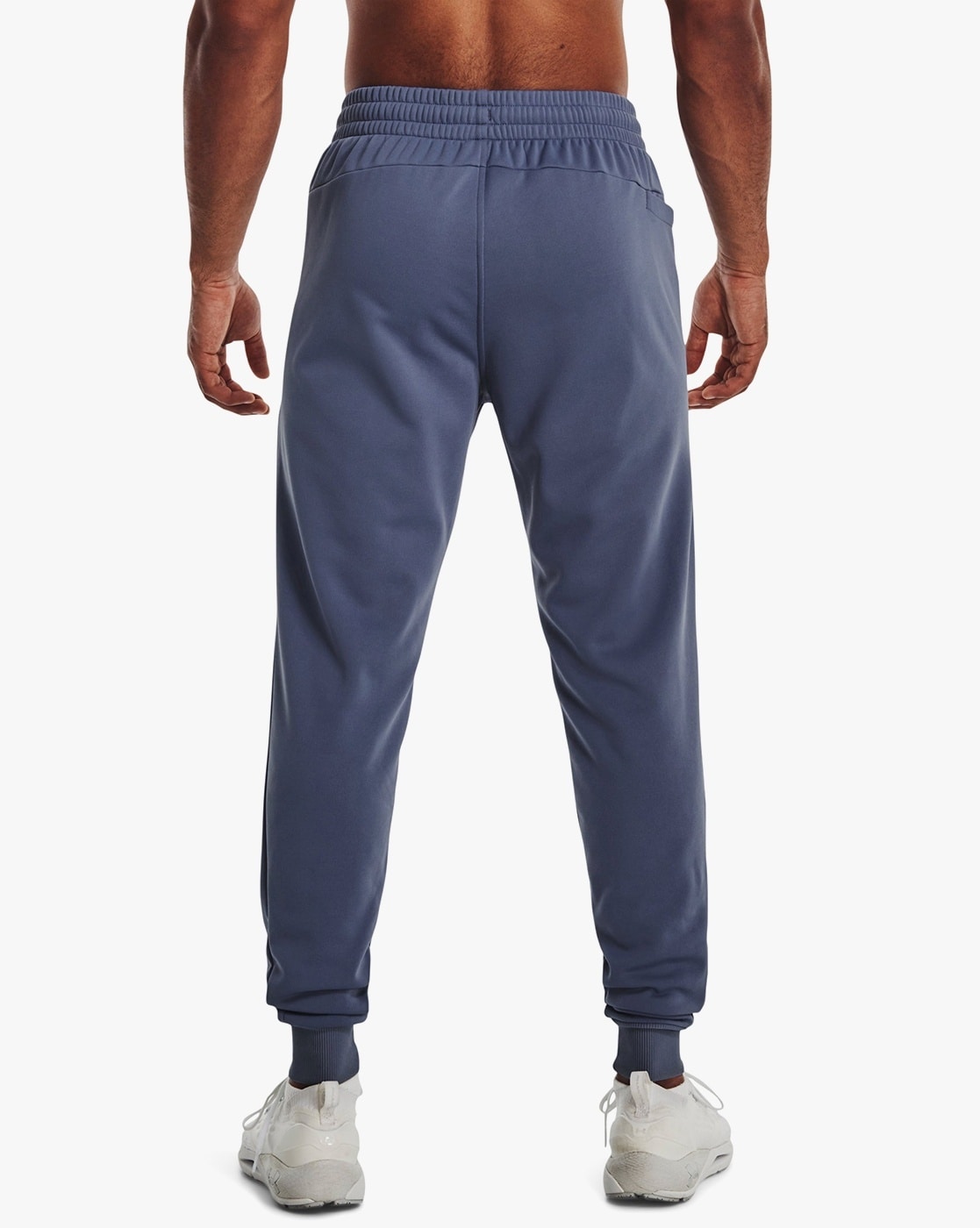 Men Joggers with Placement Logo Print