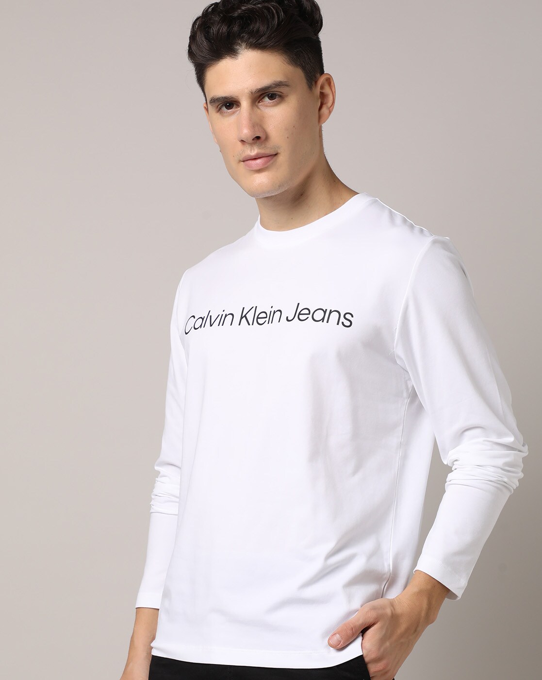 Buy White Tshirts for Men by Calvin Klein Jeans Online