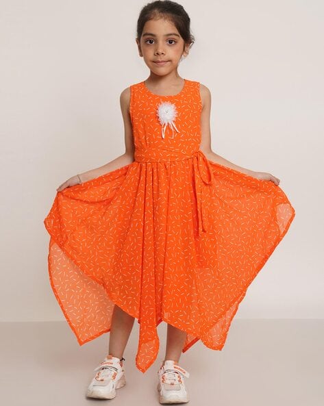 Orange dress hot sale for kids