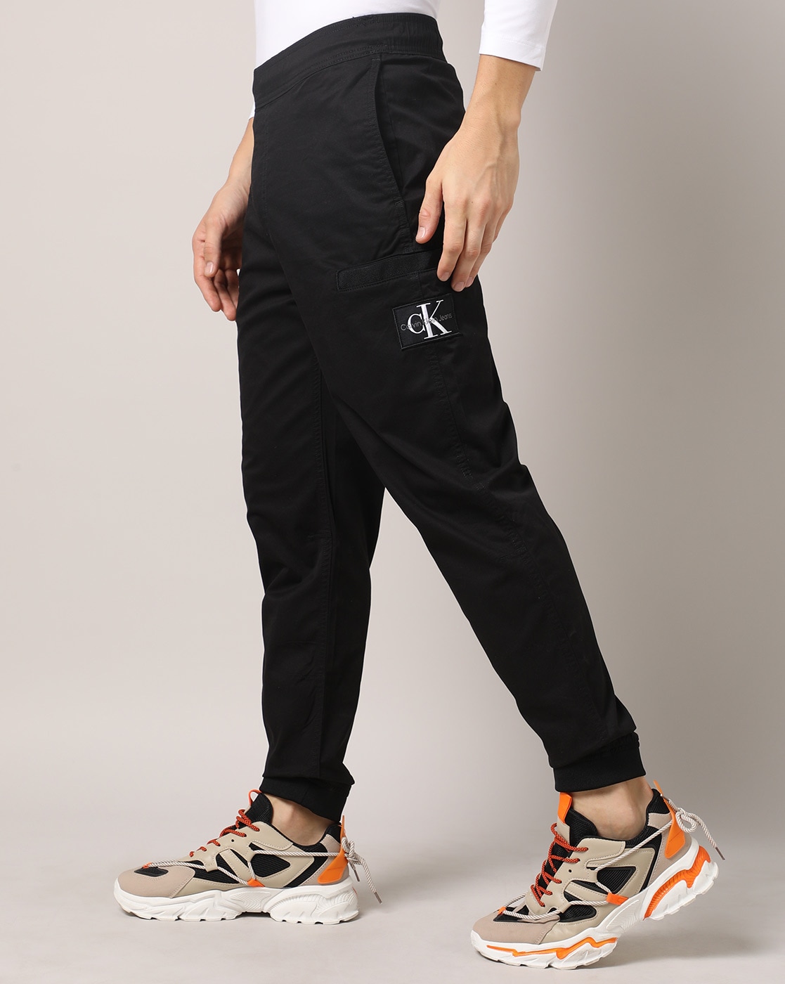 Buy Black Track Pants for Men by Calvin Klein Jeans Online | Ajio.com