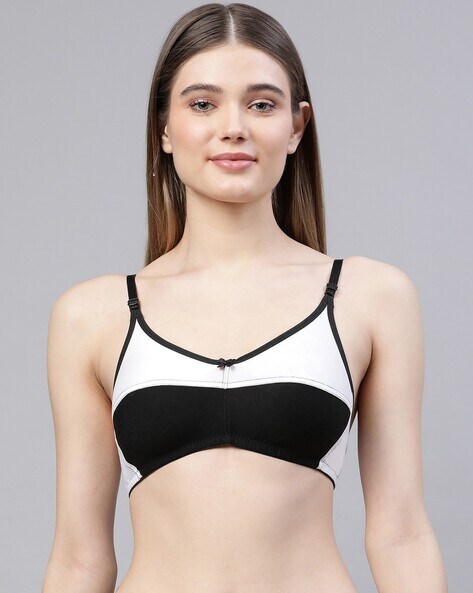 Evestacy Brand Smooth Double Layer Non-Wired Non-Padded Bra