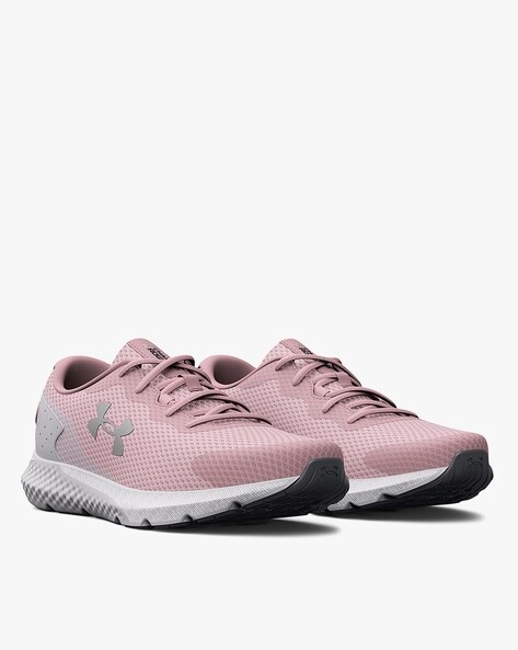 Under Armour Girls Charged Rogue 3021617-601 Pink Running Shoes