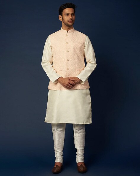 Men's Grey Kurta Pajama: Buy Latest Men's Ethnic Wear Online | Utsav Fashion