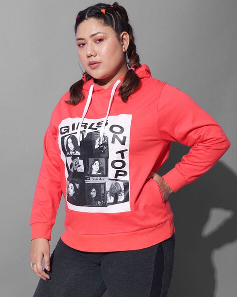 Plus size hotsell graphic hoodies