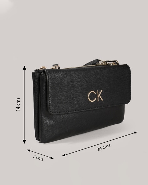 Buy Calvin Klein women medium pouch cross body bag red Online | Brands For  Less