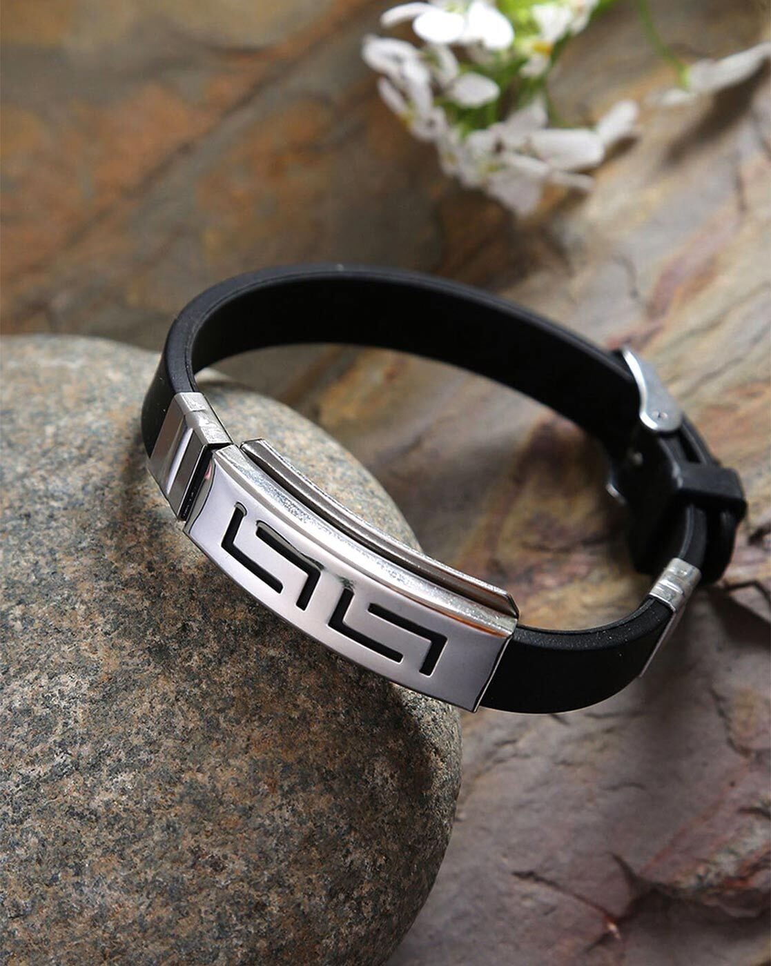Silver Plated Male Shiv Leather Bracelet at Rs 18/piece in Rajkot | ID:  26892932730