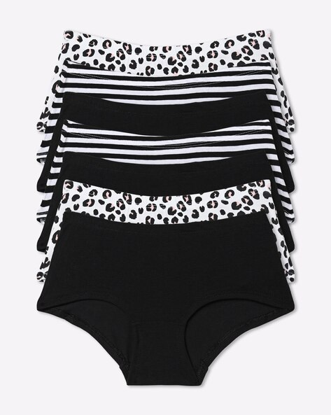 Buy Black & White Panties & Bloomers for Girls by Marks & Spencer Online
