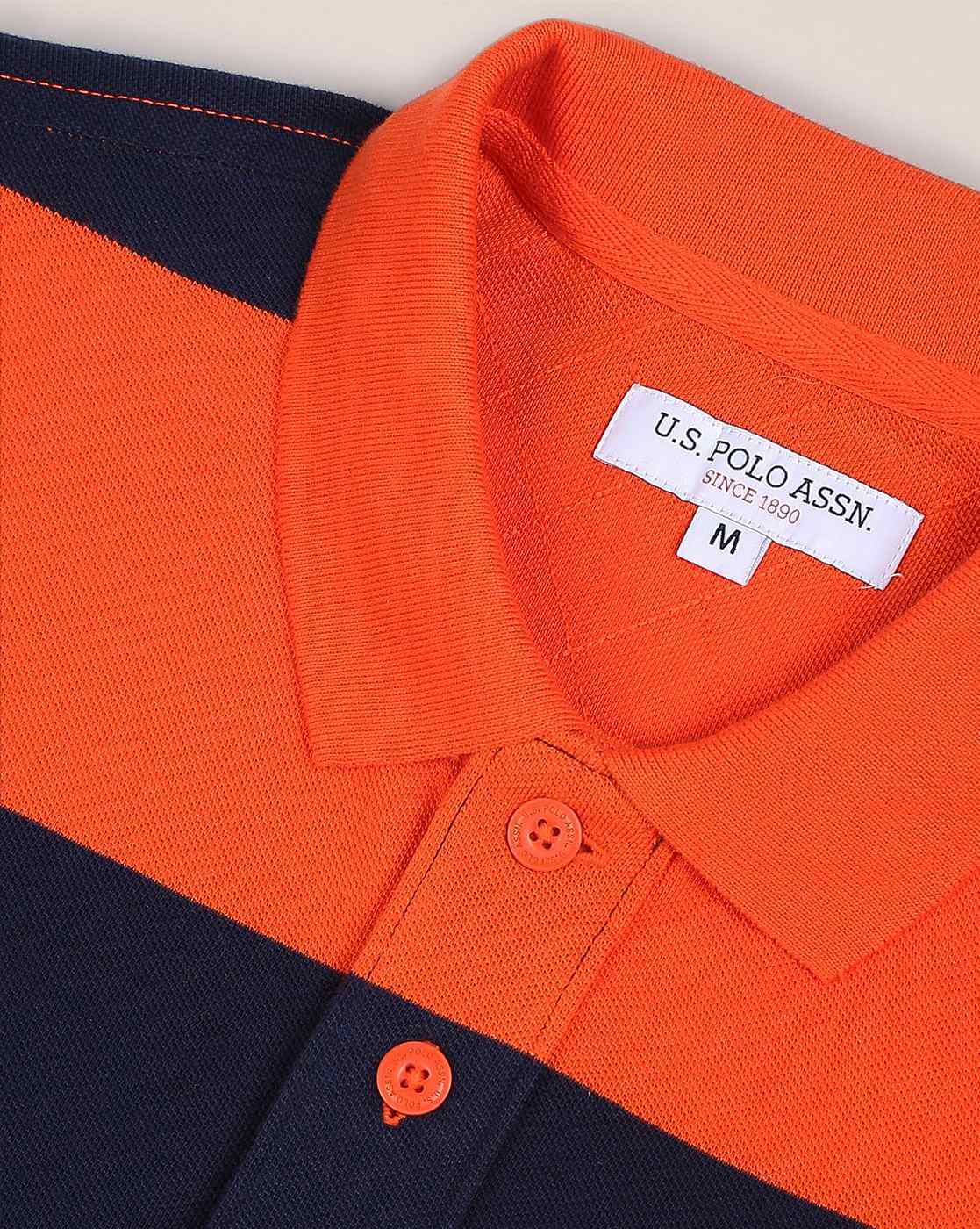 Buy Orange Navy Blue Tshirts for Men by Polo Online