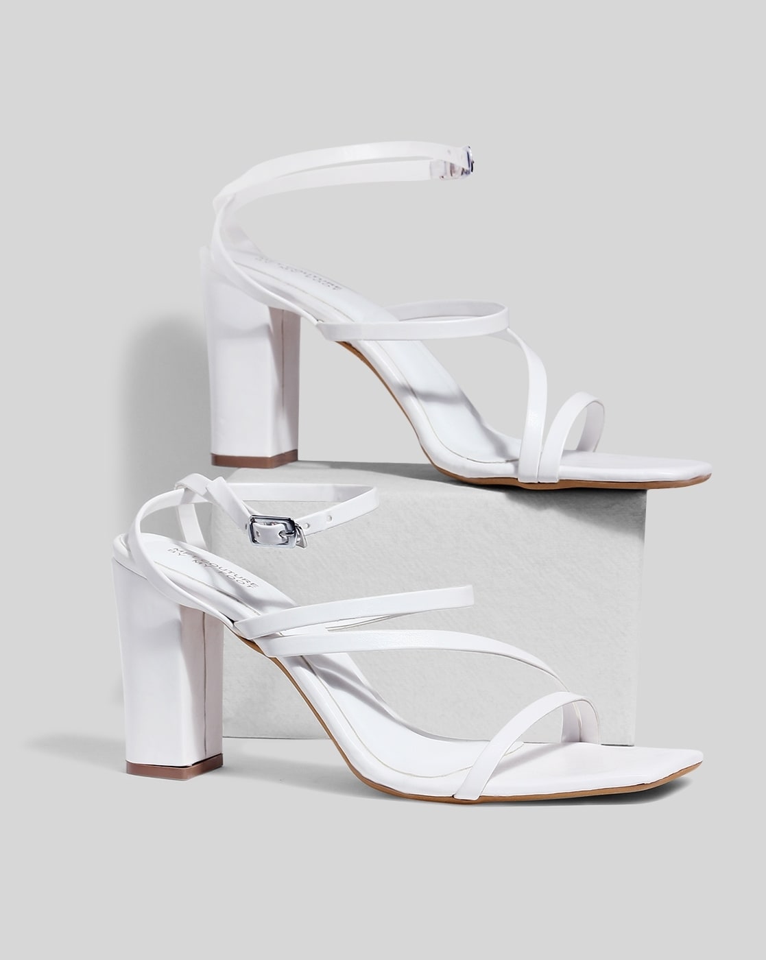 Womens Bottega Veneta white Leather Stretch Sandals 90 | Harrods UK