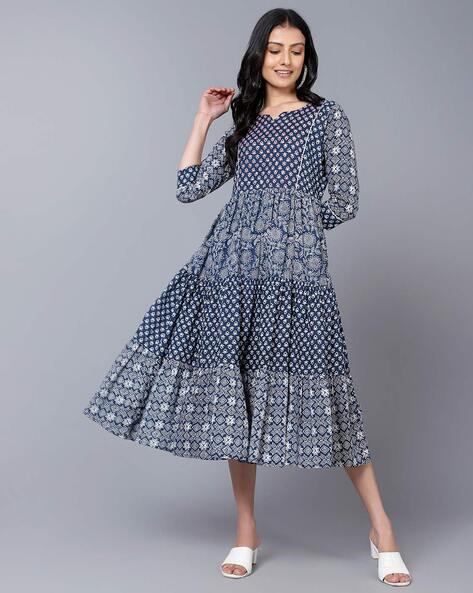 Buy Blue Dresses for Women by BANI WOMEN Online