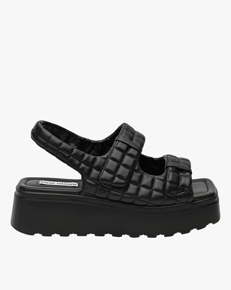 Steve madden quilted sandals hot sale