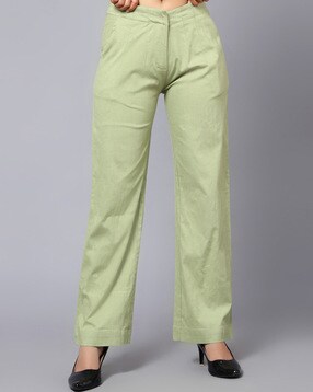 PLUGG NEW women's cotton light green capris pants size 12