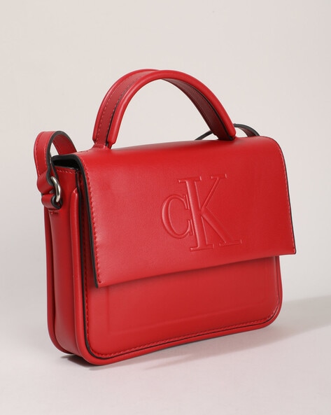 Calvin klein shop handbags red