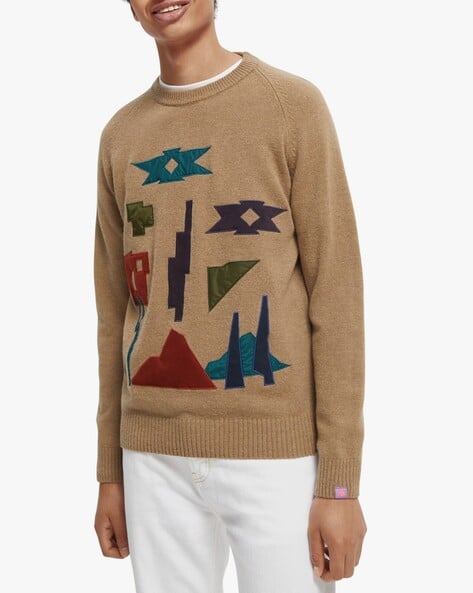 Buy Ecru Sweaters Cardigans for Men by SCOTCH SODA Online