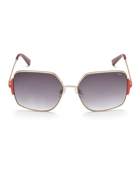 FILA SFI358K58594YSG UV-Protected Square Sunglasses