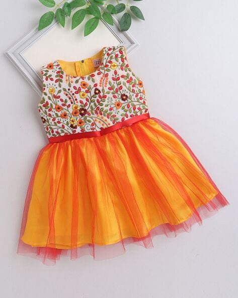 New Latest Stylish Fancy Baby Girls Flower Girl Dress#Baby Girl Sleeveless  Fairy Dress#Baby Girl