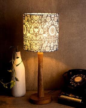 greengirgit Indian Art Wooden Lamp Table Lamps-picture-37