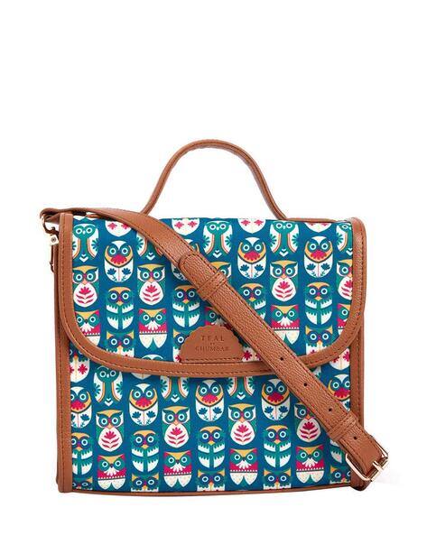 Graphic Print Sling Bag