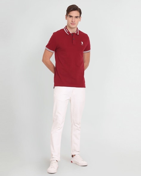 Maroon hot sale polo sweatpants