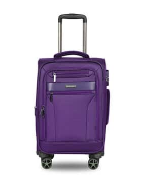 Striped Trolley Bag with Zip Closure-image-14