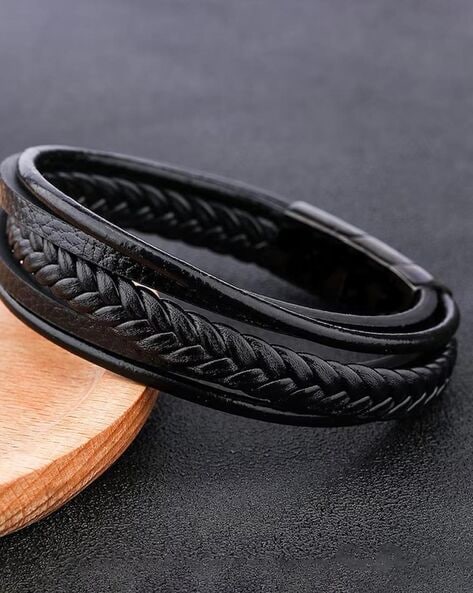Buy Black Bracelets & Kadas for Men by Vendsy Online