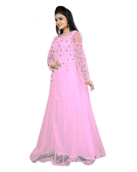 heavy long party gown at Rs 1850 | Surat | ID: 21549111062