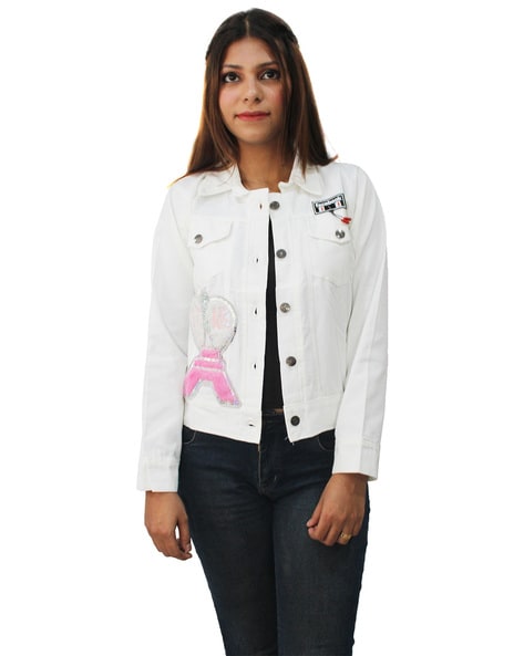 Buy White Jackets & Coats for Women by SAM Online | Ajio.com