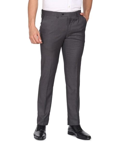 Buy Arrow Sports Low Rise Slim Autoflex Trousers - NNNOW.com