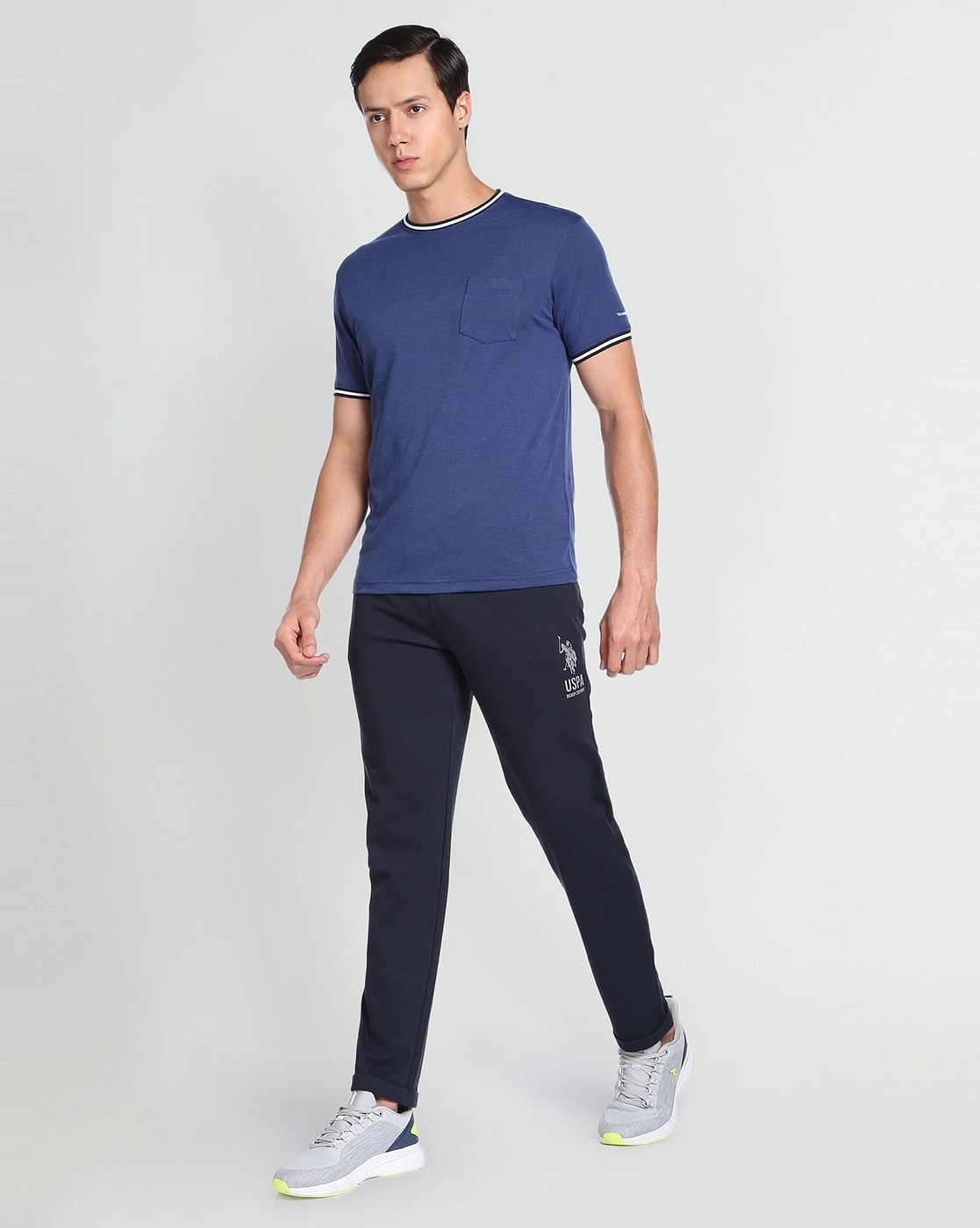 U S Polo Assn Blue Track Pant #I672 at Rs 1299.00