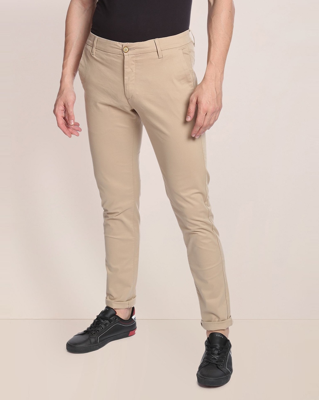 Buy U.S. Polo Assn. Girls' School Uniform - Cotton Twill Khaki Jogger Pants  (2 Pack), Khaki Flat Fit, 4 at Amazon.in