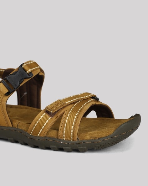 Woodland CAMEL comfort floater sandals