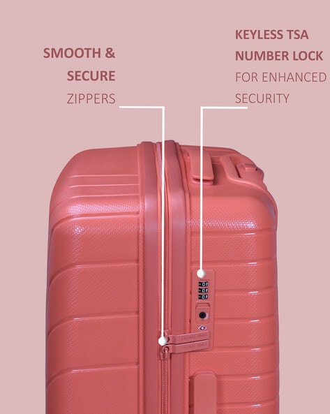 80222460877 MINI Cabin Trolley Suitcase: Coral: Travel Luggage