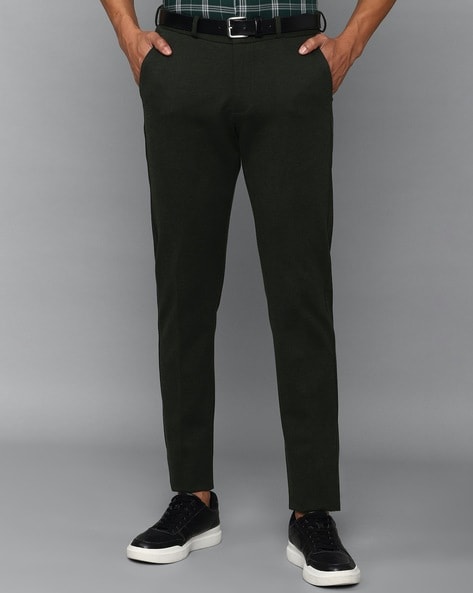 Allen Solly Slim Fit Flat-Front Chinos