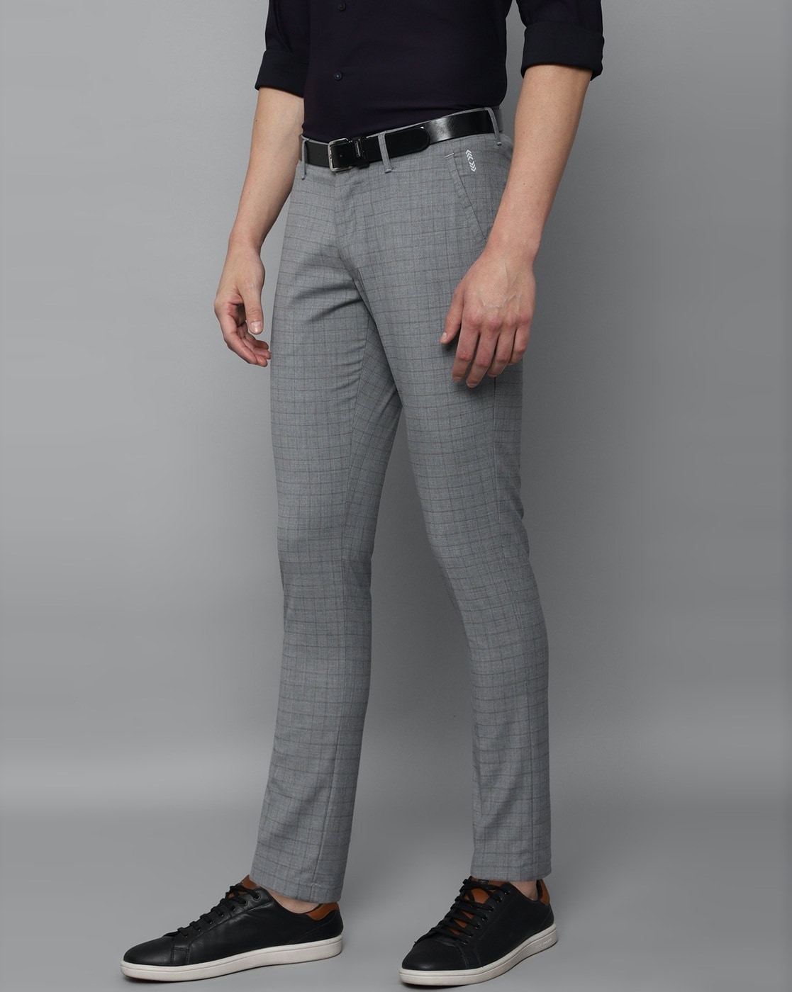 Buy Louis Philippe Grey Trousers Online - 669242 | Louis Philippe