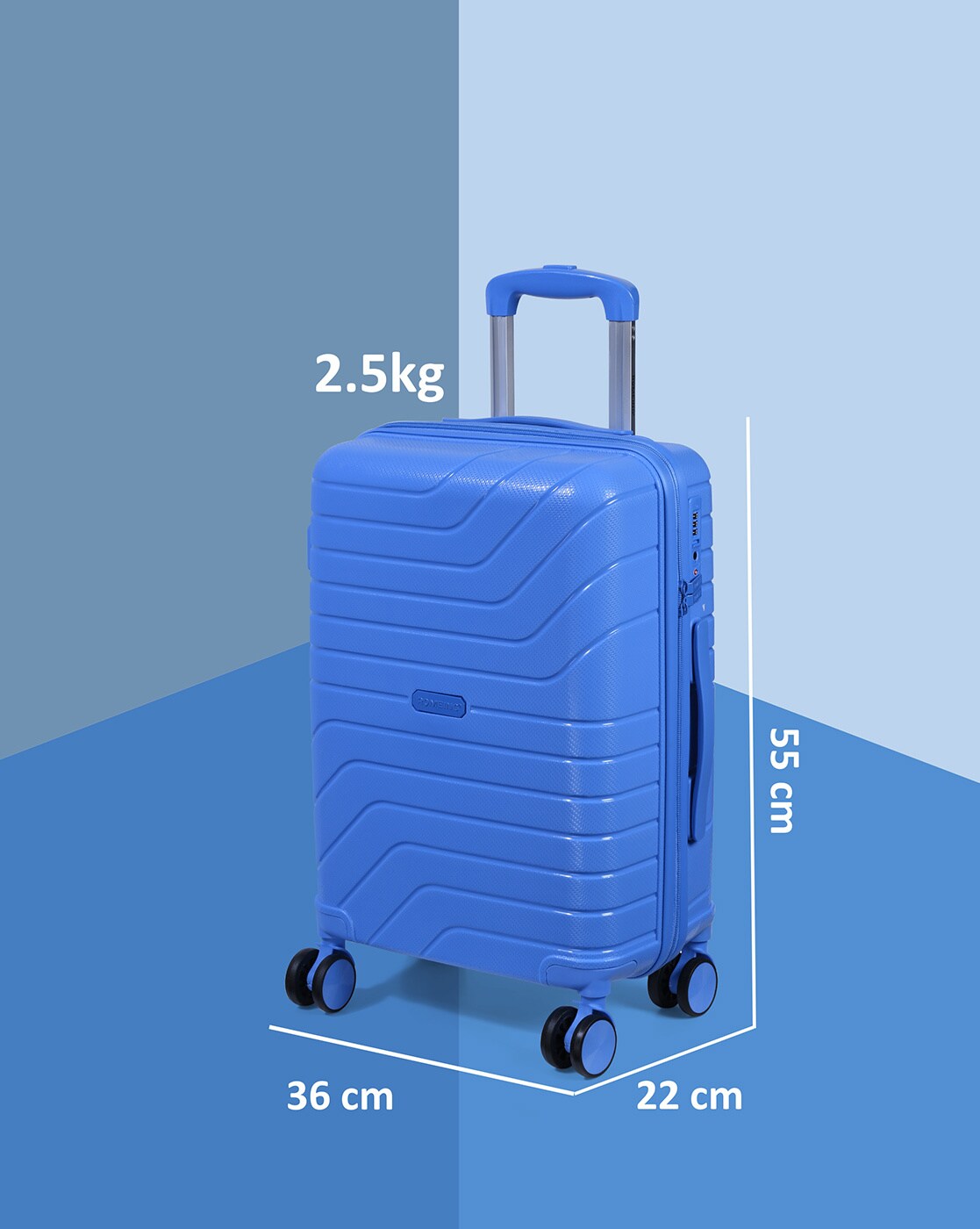 Buy Blue Luggage Trolley Bags for Men by Romeing Online Ajio