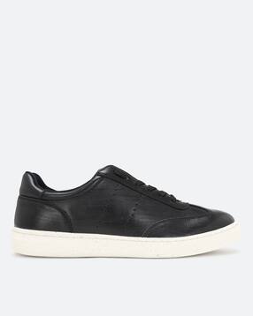 louis philippe Perforated Low-Top Lace-Up Shoes-picture-14