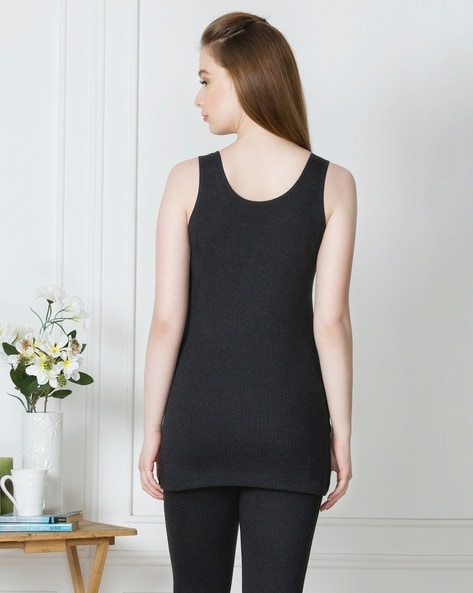 Buy Charcoal Melange Thermal Wear for Women by VAN HEUSEN Online