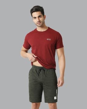 van heusen Sport Camo Print & Drawstring Waist Knit Shorts-picture-34
